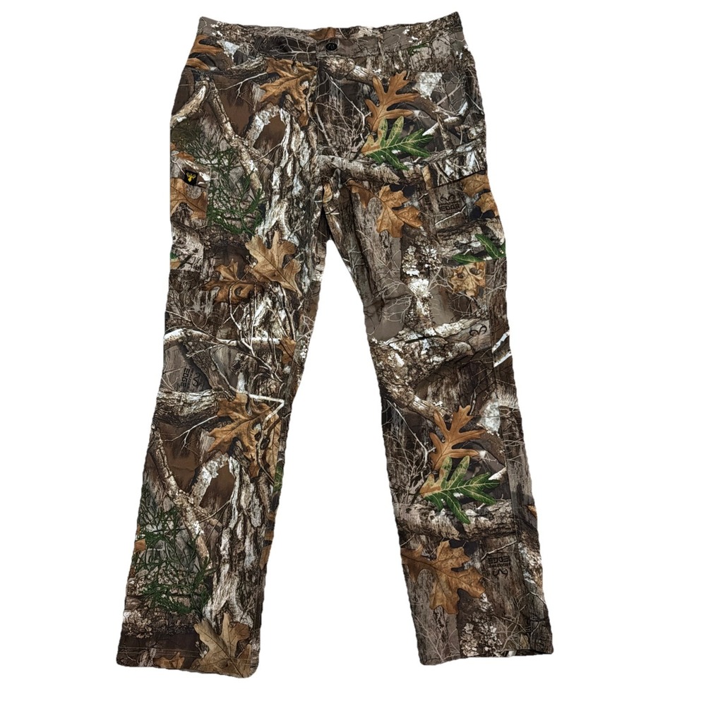 Kings Camo X Realtree Hunting Pants Mens Size 36x31 Multicolor Camoflauge
